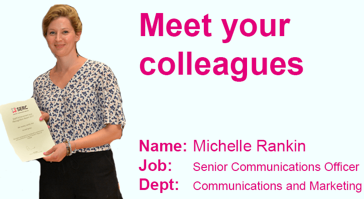 Meet Your Colleagues Michelle Rankin SERC